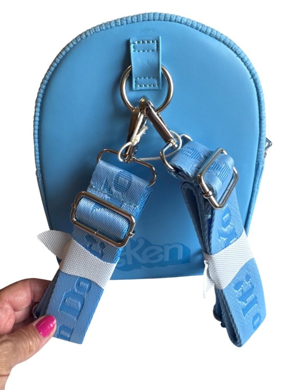 Loungefly Barbie Ken Mini Backpack Corduroy Blue Convertible Crossbody NWT - Picture 4 of 16
